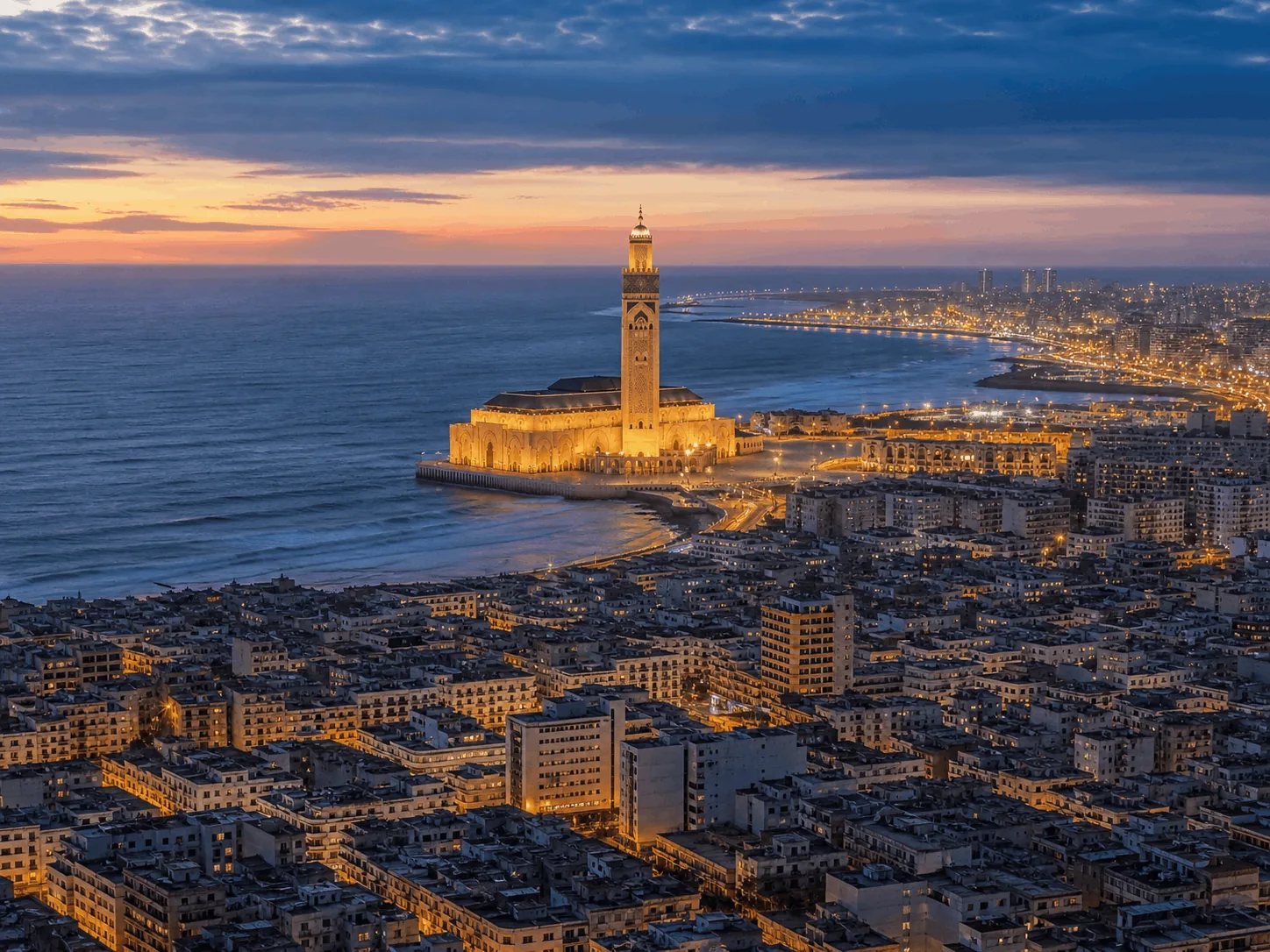 Casablanca vue depuis la corniche